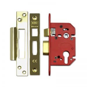 UNION JL22EUS StrongBOLT Euro Sashcase 64mm PB Boxed